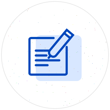 ikon for registrering